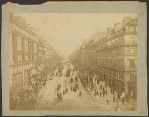 París, perspectiva del Boulevard Montmartre de Neurdein freres