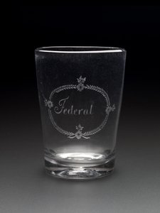 Vaso, c. 1788-1795 (vidrio sin plomo) de New Bremen Glass Manufactory