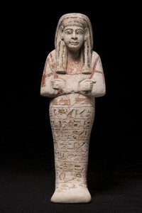 Ushabti para una mujer llamada Wia, Período Ramésida de New Kingdom Egyptian