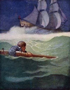 Ilustración para Secuestrado de Robert Louis Stevenson