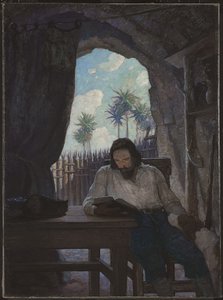 Por la mañana tomé la Biblia; y comenzando por el Nuevo Testamento, empecé...