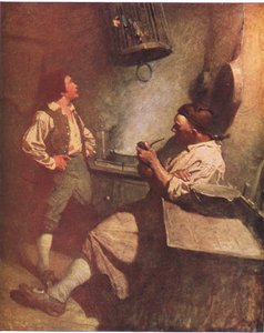 Long John Silver y Hawkins: Para mí, él era amable y siempre estaba contento de verme en la cocina de Newell Convers Wyeth
