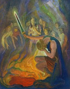 Odiseo en la Tierra de los Muertos de Newell Convers Wyeth