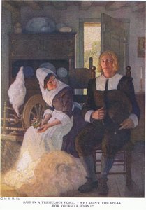 Dijo con voz temblorosa, ¿por qué no hablas por ti mismo, John? de Newell Convers Wyeth