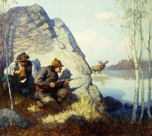 El llamado del alce de Newell Convers Wyeth