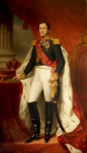 Retrato de Leopoldo I, Rey de los Belgas, 1856