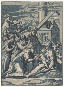 Adoración de los Magos, 1540-50 de Niccolo Vicentino