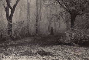 En el bosque de Viena (foto b/n)
