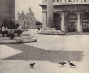 Mediodía, Venecia (foto b/n)
