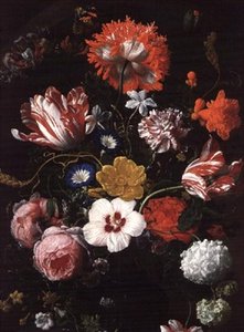 Naturaleza Muerta con Flores de Nicholaes van Verendael