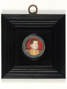 Presunto autorretrato del artista, a los 13 años, c.1560 de Nicholas (attr.to) Hilliard