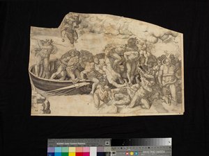 Escena del Juicio Final de Nicholas Beatrizet