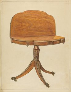 Mesa de cartas de Nicholas Gorid