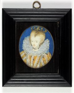 Una dama tradicionalmente identificada como la reina Isabel I cuando era princesa de Nicholas Hilliard