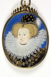 Una dama tradicionalmente identificada como Anne, Lady Hunsdon de Nicholas Hilliard