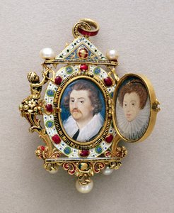 Retratos de hombre y mujer desconocidos, c.1590