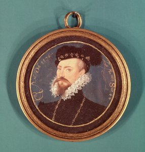 Robert Dudley, Conde de Leicester (c.1532-88) 1576 de Nicholas Hilliard