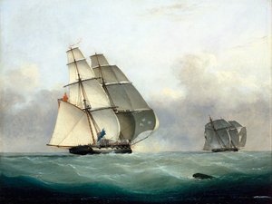 Captura del negrero "Gabriel" por el HMS "Acorn", 6 de julio de 1841