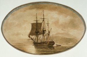 Britannia" se pone en marcha de Nicholas Pocock
