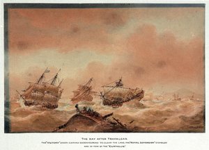 El día después de la batalla de Trafalgar de Nicholas Pocock