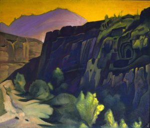 Cuevas de Ajanta, 1938 de Nicholas Roerich