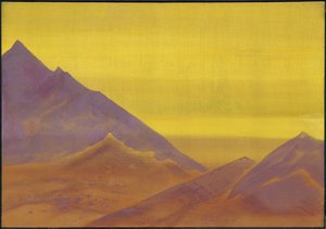 Amanecer, c.1930 de Nicholas Roerich