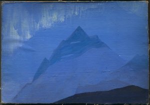 Himalayas, lluvia, 1933 de Nicholas Roerich