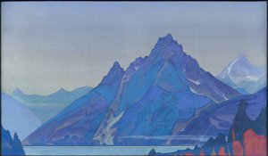 Lago de los Nagas, 1932 de Nicholas Roerich