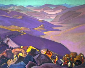 Mongolia, Genghis Khan, 1938 de Nicholas Roerich