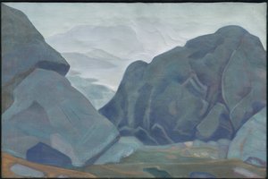 Monhegan, Maine, serie "Océano", 1922 de Nicholas Roerich