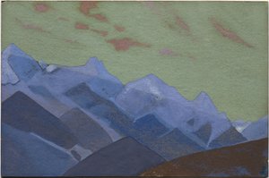 Cordillera, Aproximación al Everest, 1936 de Nicholas Roerich