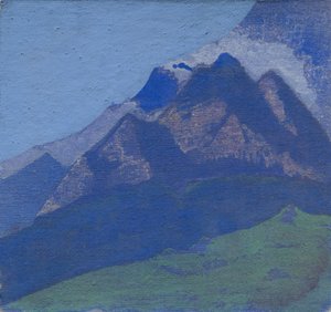 Estudio de montaña, c.1929 de Nicholas Roerich