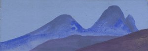 Estudio de montaña, c.1936-47 de Nicholas Roerich