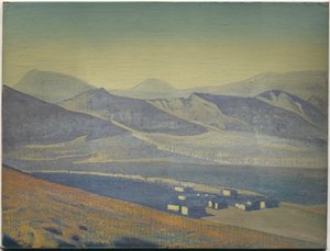 Santuarios y ciudadelas, de la serie del mismo título, 1925 de Nicholas Roerich