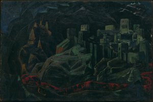 La ciudad muerta, 1918 de Nicholas Roerich