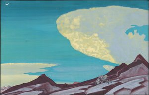 Las tablas de los mandamientos, 1931 de Nicholas Roerich