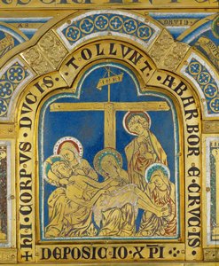 Deposición, del Altar de Verdún ... de Nicholas of Verdun