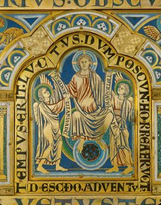 La Segunda Venida ... (esmalte sobre cobre dorado) de Nicholas of Verdun