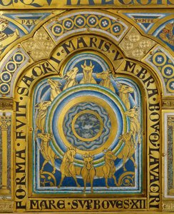 Doce bestias del Apocalipsis, del Altar de Verdún ... de Nicholas of Verdun
