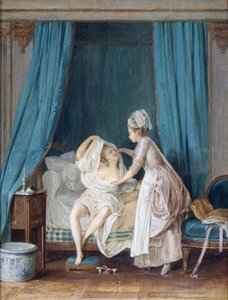 Dama saliendo de la cama, 1776