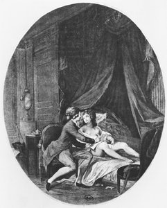 Valmont y Emilie, ilustración de 
