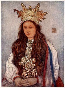 Una novia de Hardanger, 1905 de Nico Jungman