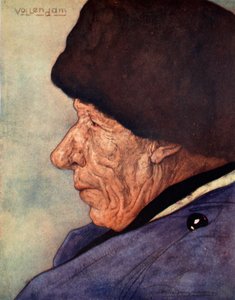 Cabeza de un Hombre, Volendam, 1904 de Nico Jungman
