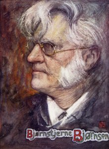 Noruega: Bjornstjerne Bjornson (litografía a color) de Nico Jungman