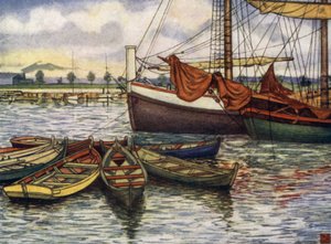 Noruega: Trondhjem, Barcos Antiguos de Nico Jungman
