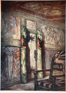 Habitación por Munthe en Holmencollen, 1905 de Nico Jungman