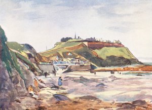 A Seaside Resort (litografía en color)