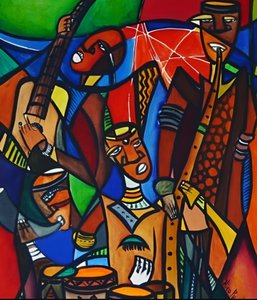 Una banda de jazz llena de energía de Nico Phooko