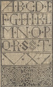 Esemplario di lavori, página 16 verso, agosto de 1529 de Nicolò Zoppino