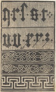 Esemplario di lavori, página 17 verso, agosto de 1529